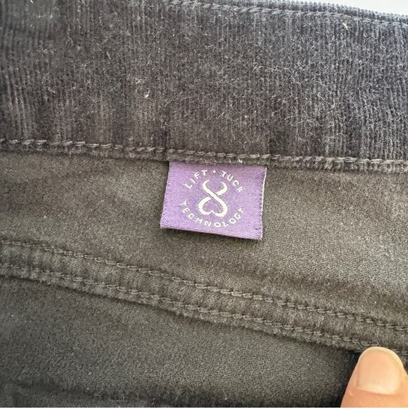 NYDJ Black Corduroy Bootcut Jeans Pants Womens 12 Classic Fall Casual - Picture 6 of 13